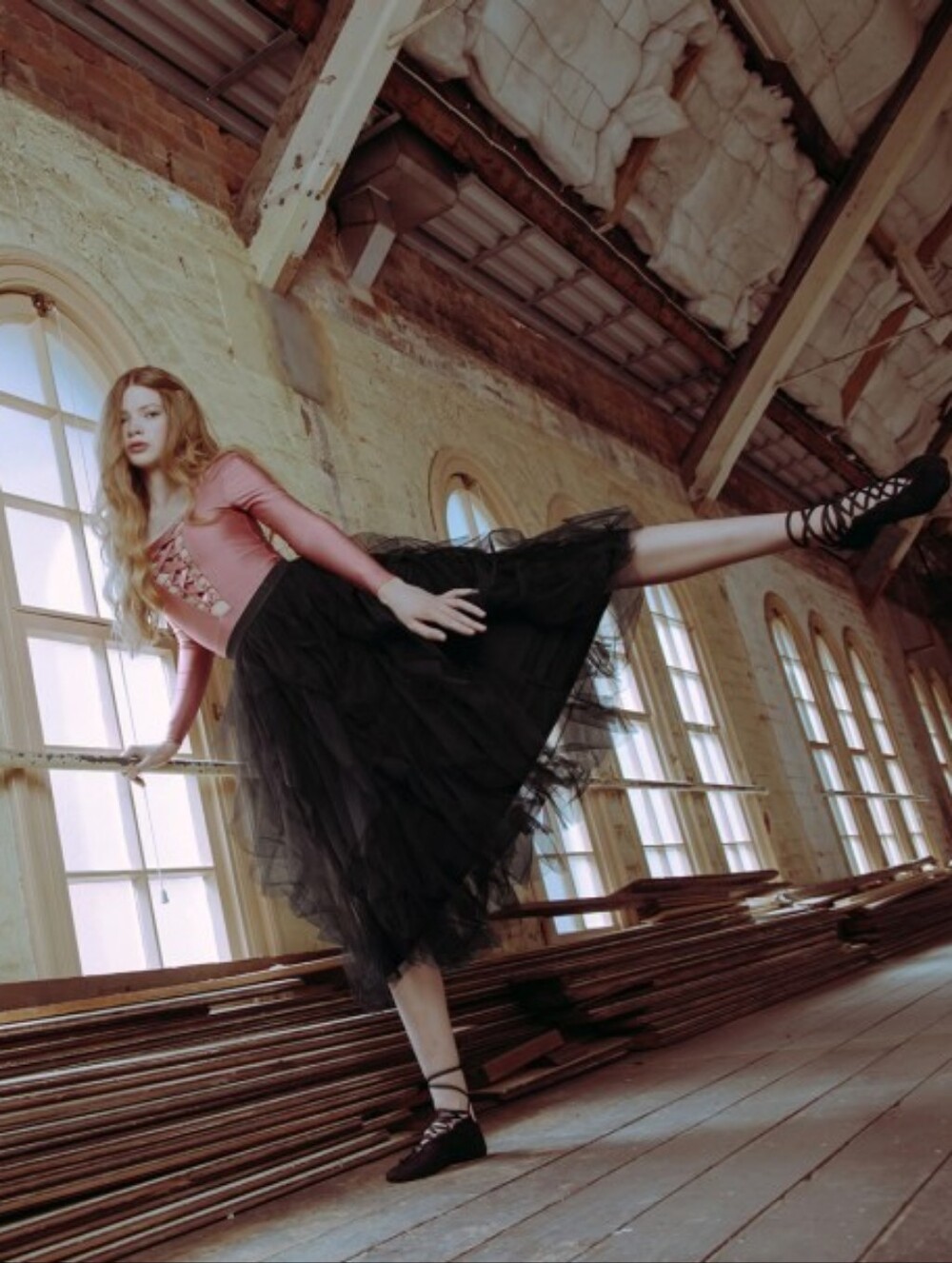 Blackmilk The Black Pirouette Layered Tulle Kawaii Goth Midi Skirt Small - Picture 2 of 13